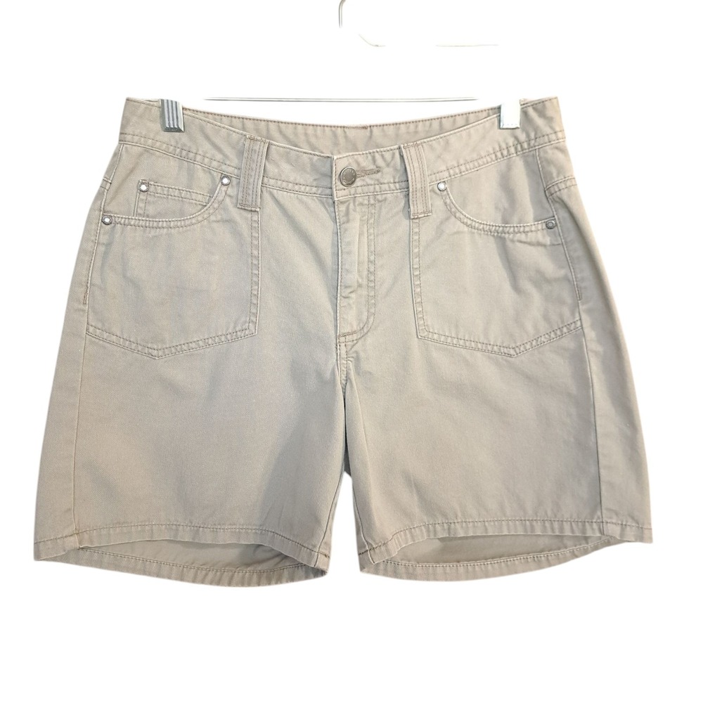Women's Shorts Light Gray Size 8M 100% Cotton